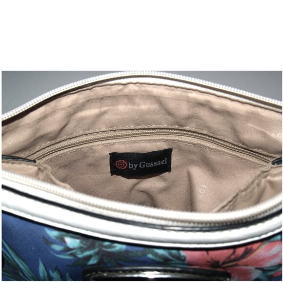 by GUSSACI - Vegan Leather Tropical Colors Shoulder Bag - Picture 8 of 9